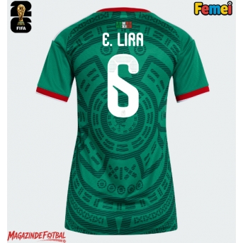 Mexic Erik Lira #6 Echipament de Fotbal Replică Mondial 2026 Femei Acasa